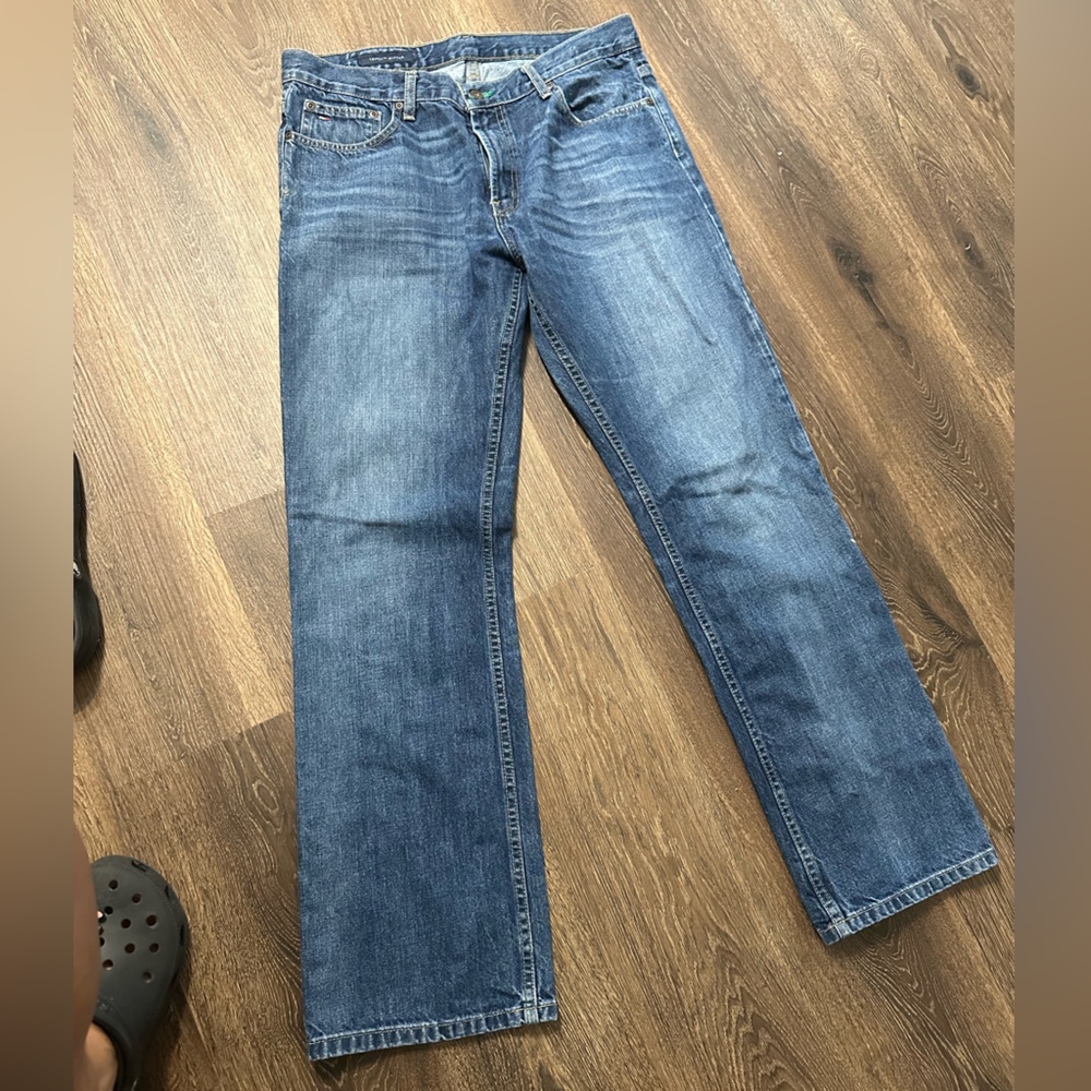 Vintage TOMMY HILFIGER Bootcut Jeans Men's
W33/L32 Fade Effect Whiskers Zip Fly - Picture 8 of 12